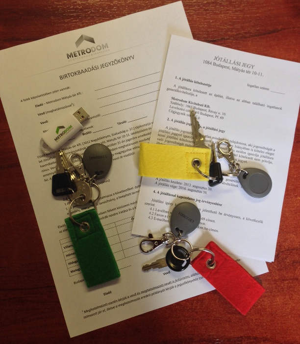 Property handover at customers’ home